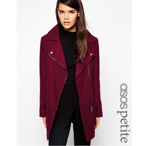 ASOS PETITE Biker Coat